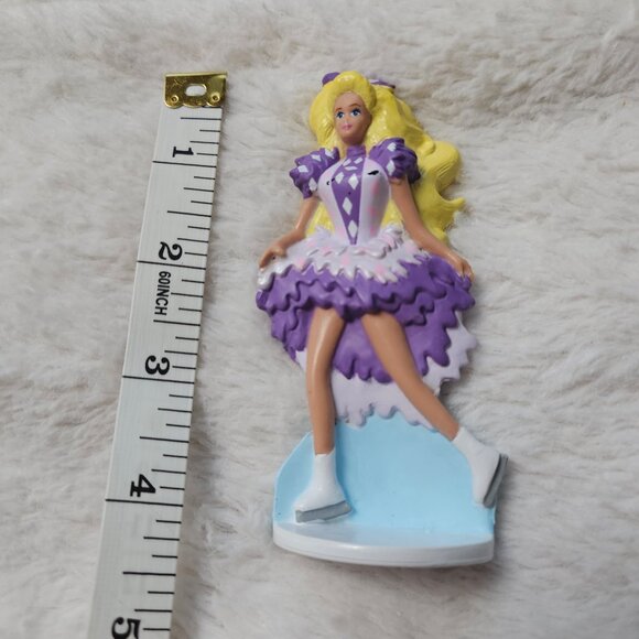 Vintage 1991 McDonald's Happy Meal Barbie Ice Capades Toy Figure Skating Mattel - Picture 4 of 4